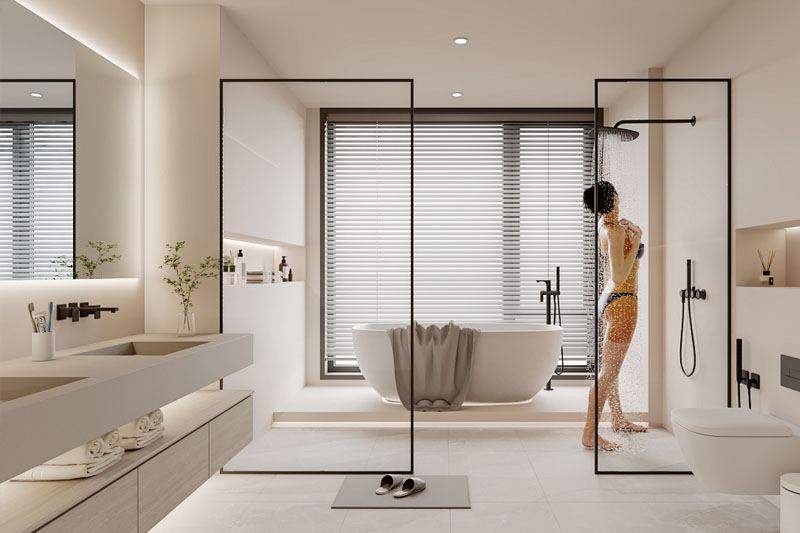 Ang Mga Bentahe ng Overhead Shower