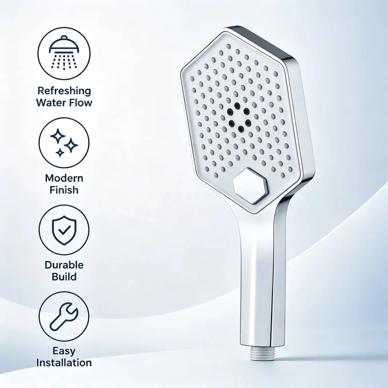Banyo Design Button Waterfall Hand Shower