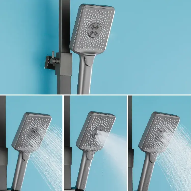 One Key Stop Shower With Self Cleaning Nozzles