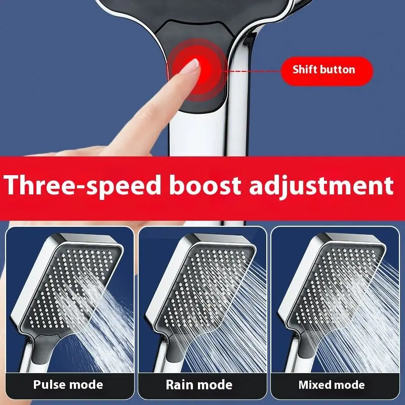 Premium Self-Cleaning Shower na may Adjustable High Pressure Spray