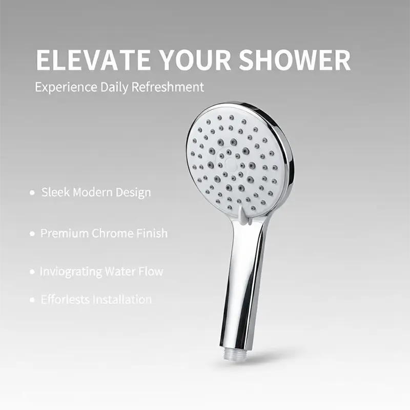 Self-Cleaning Shower Head na may Anti-Leak at Anti-Clog Function