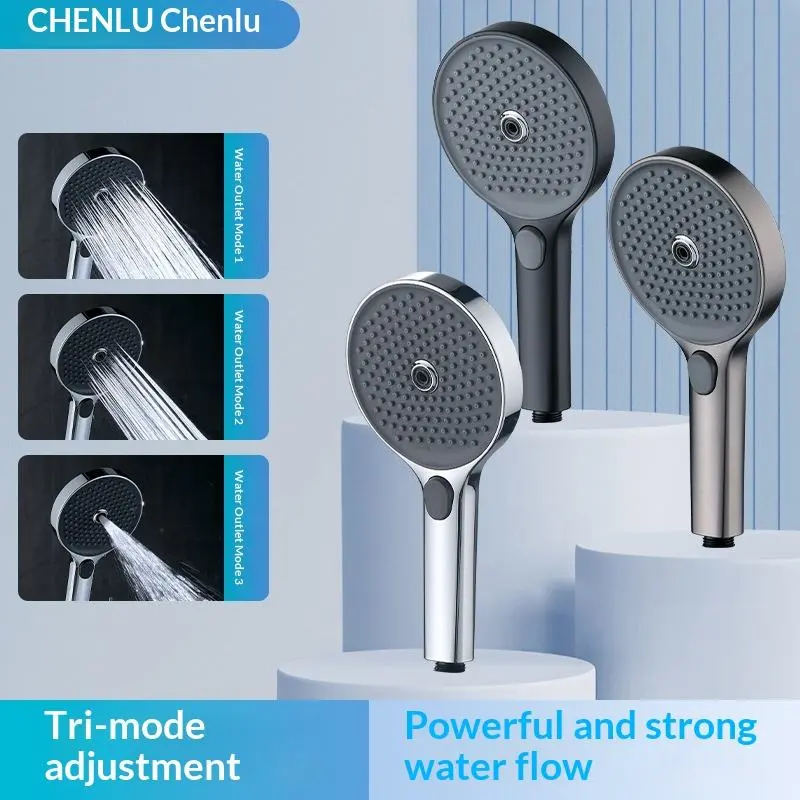Square Diverter Micro Bubble Hand Shower Head